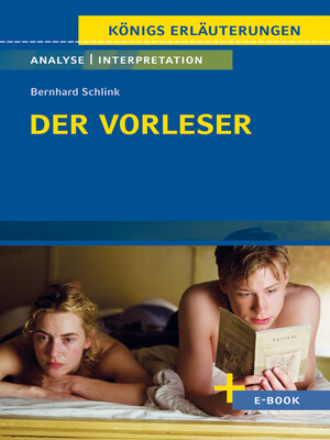 cover image of Der Vorleser von Bernhard Schlink--Textanalyse und Interpretation